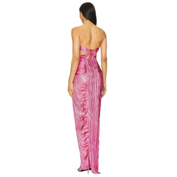 Maria Lucia Hohan Caly Gown in Raspberry 36/4 New Womens Maxi Dress - Picture 3 of 13